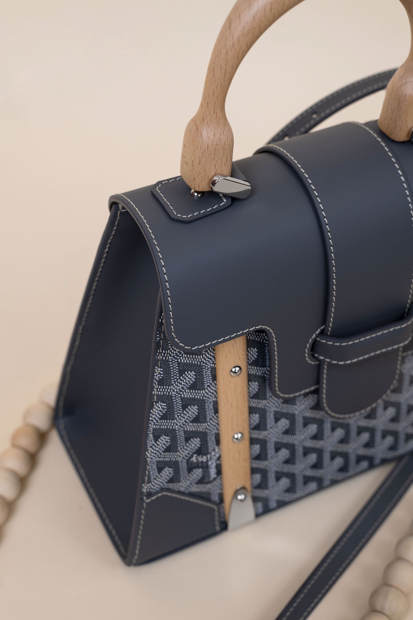 Goyard Saigon Structure PM in Grey