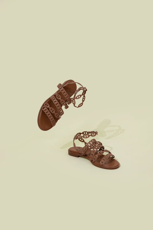 Hermès Kalliste Naturel Sandals