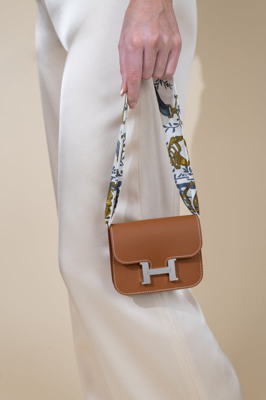Hermès Constance Slim Gold Wallet PHW