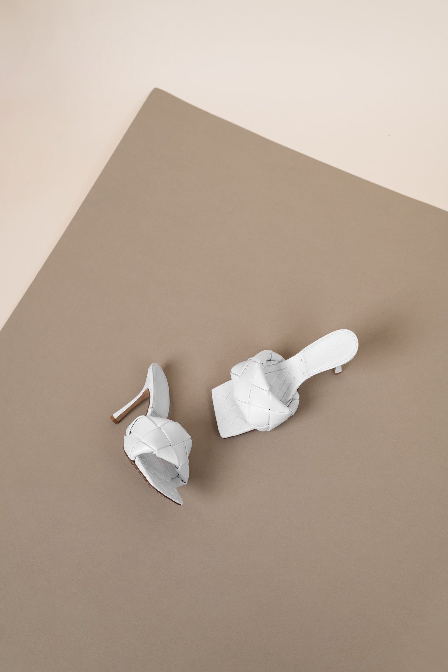 Bottega Veneta BV Lido White Sandal