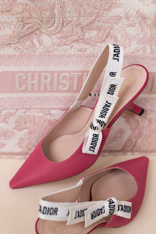 Dior J'adior Pink Slingbacks