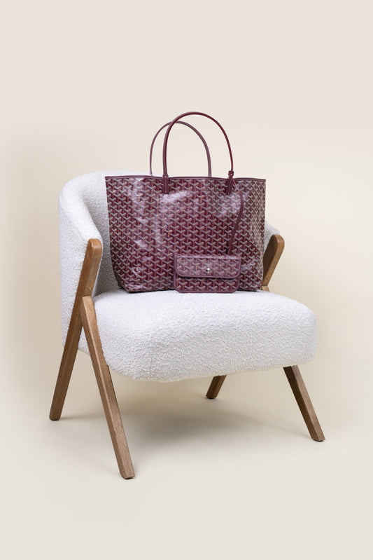 Goyard St Louis GM Burgundy Bag