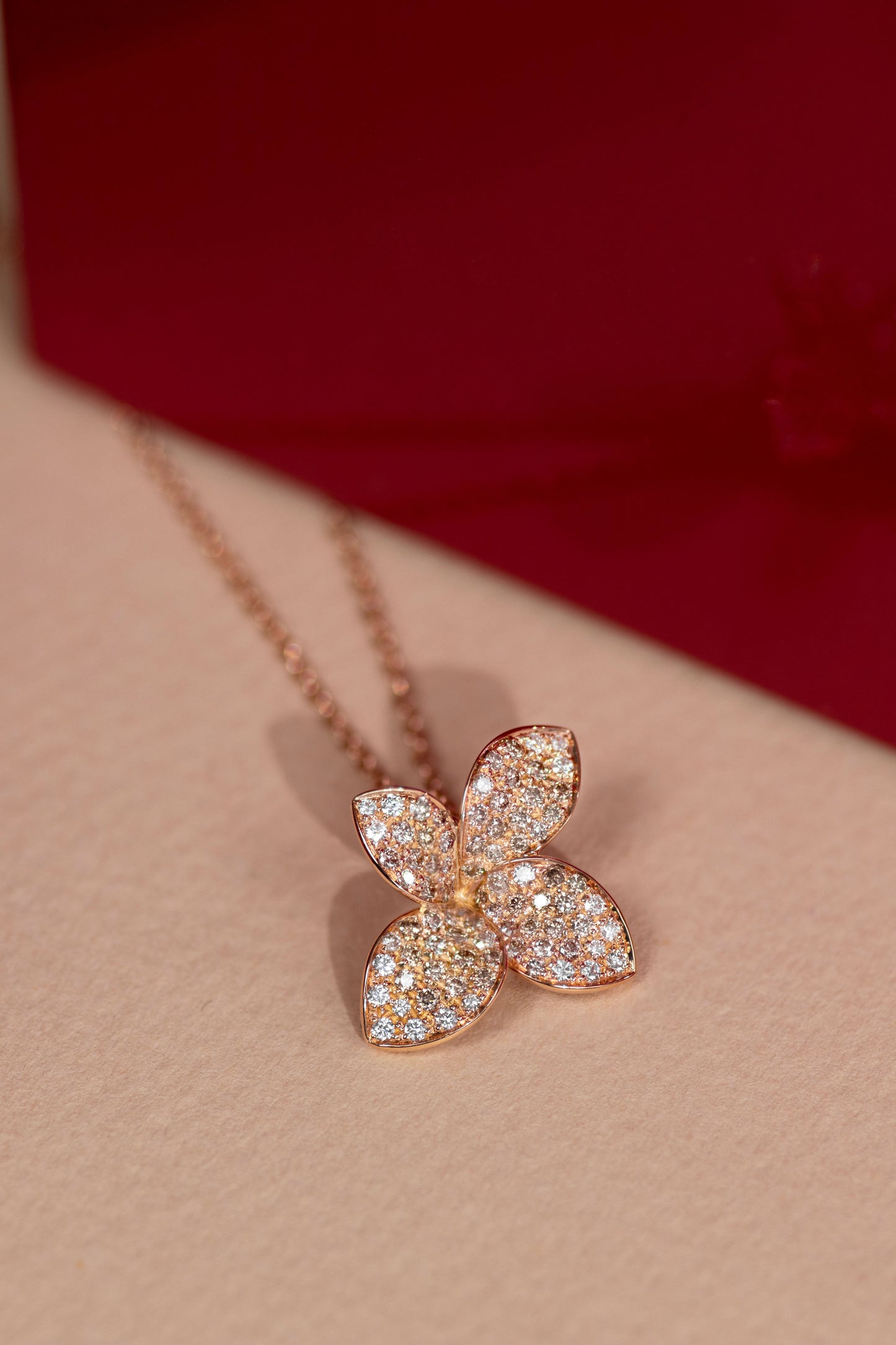 Pasquale Bruni - Petit Garden Necklace in Rose Gold Diamond