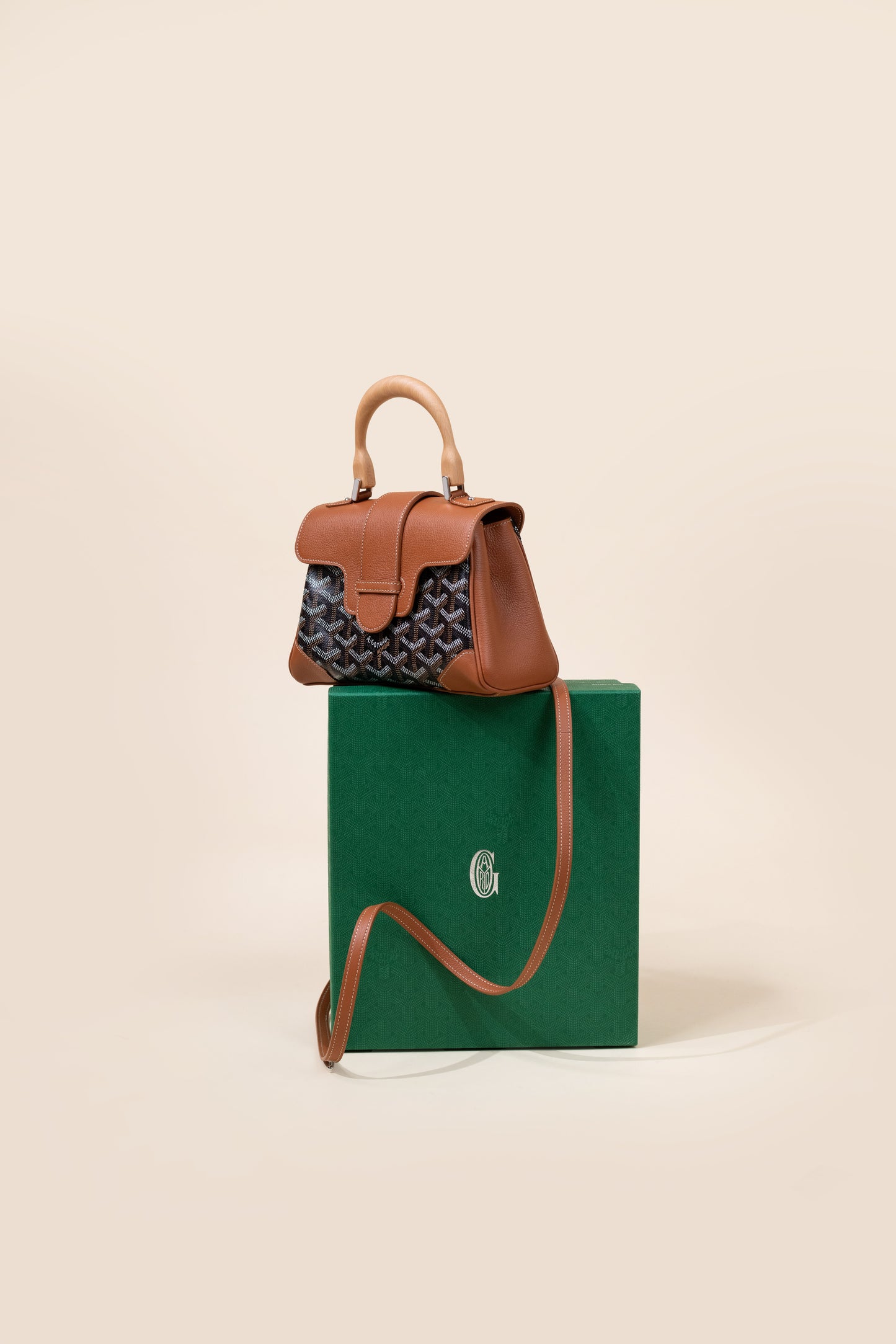 Goyard Mini Saigon Tan & Black