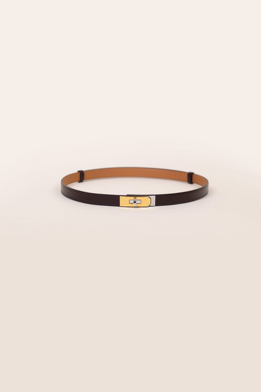Hermès Kelly Belt 18 in Rouge Sellier GHW/PHW