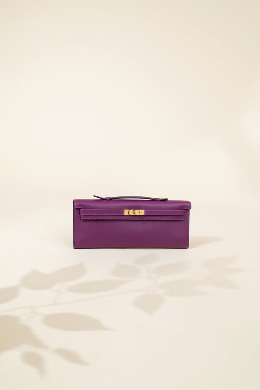 Hermès Kelly Cut Swift in Rose Azalee GHW