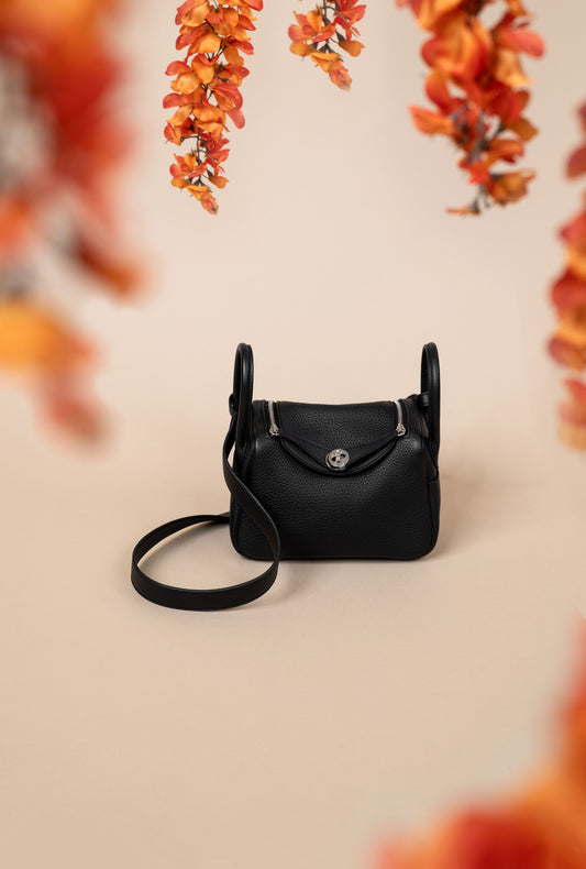 Hermès Mini Lindy in Black PHW