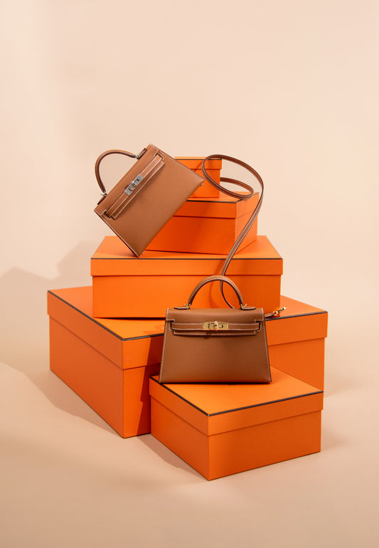 Hermès Mini Kelly Epsom Gold with PHW & GHW
