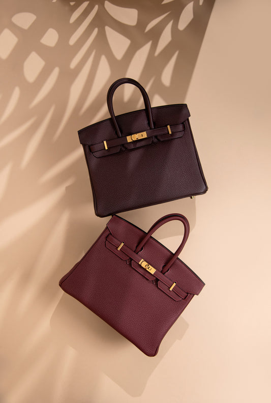 Hermès Birkin 25 Togo in Rouge Sellier & Rouge H GHW