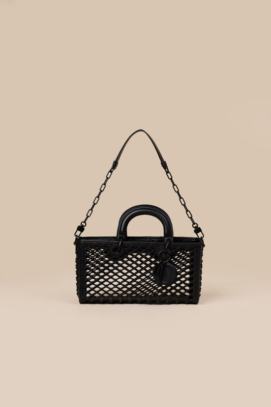 Dior Medium D-Joy Black Bag with BHW