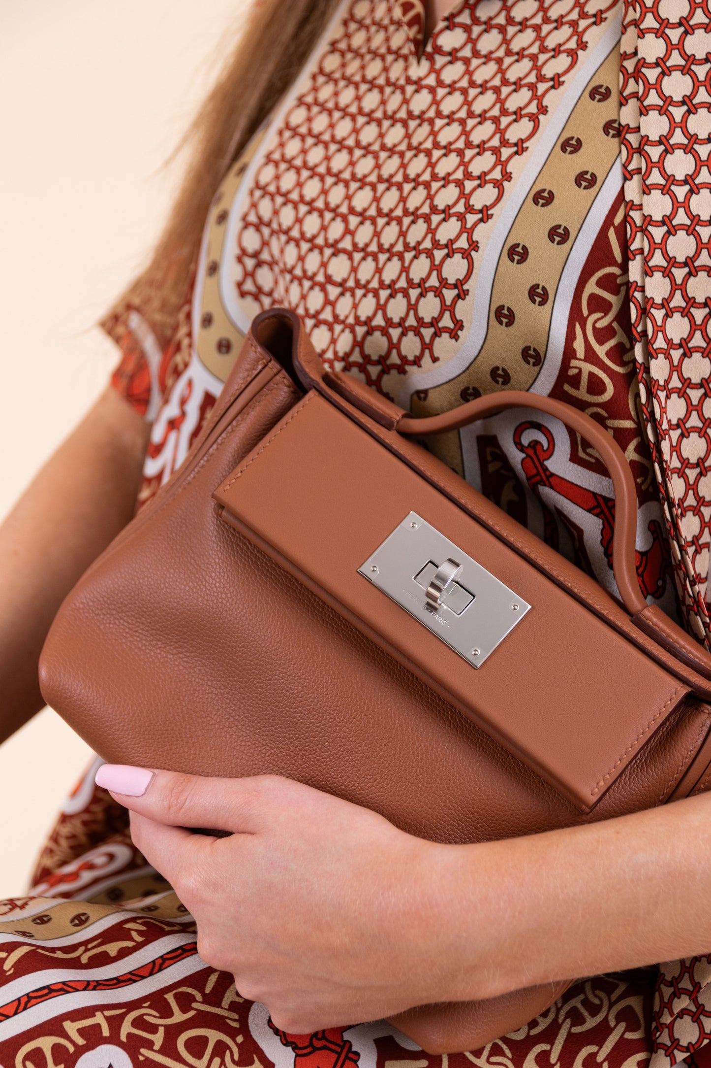 Hermès Mini 24/24 in Gold PHW