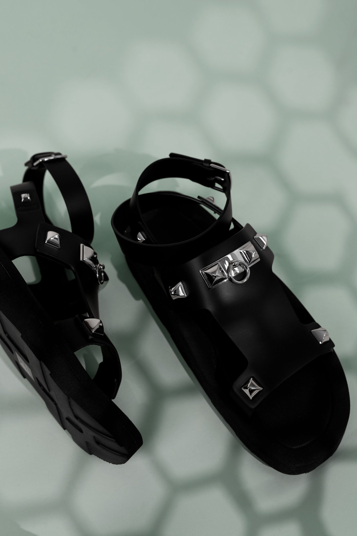 Hermès Black Intuition Sandals