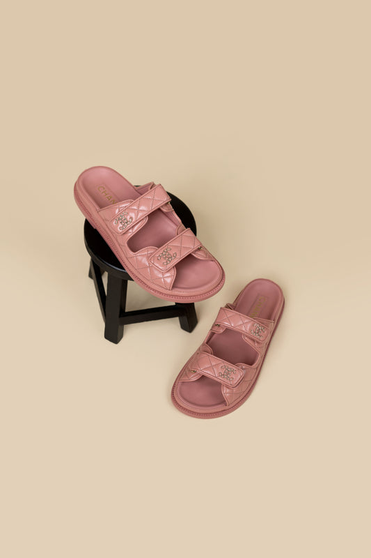 Chanel Light Pink Mules