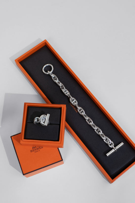 Hermès Chaine D'ancre Bracelet & Ring