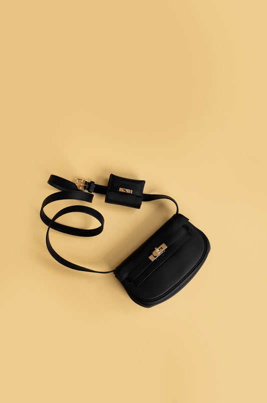 Hermès Kelly Moove Swift in Black GHW
