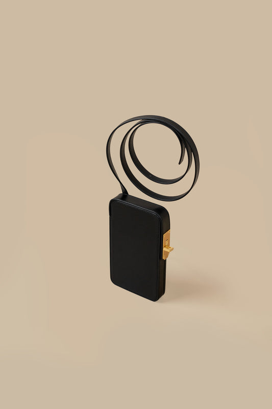 Hermès Hac a Box Phone Case in Black GHW