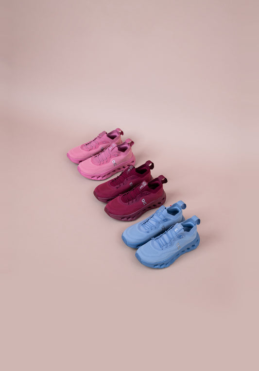 Loewe On Cloudtilt Sneakers in Wild Rose/Beet Red/Forever Blue