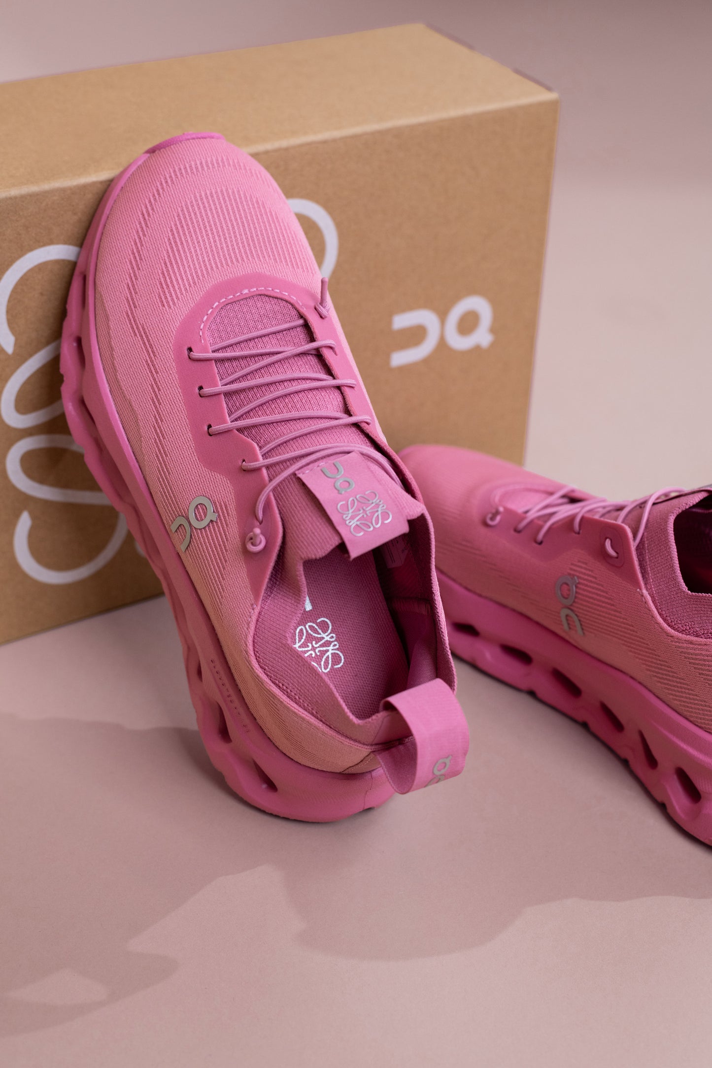 Loewe On Cloudtilt Sneakers in Wild Rose/Beet Red/Forever Blue
