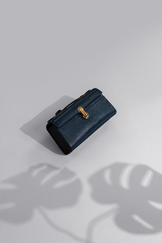 Savette Symmetry Pochette in Ocean Lizard