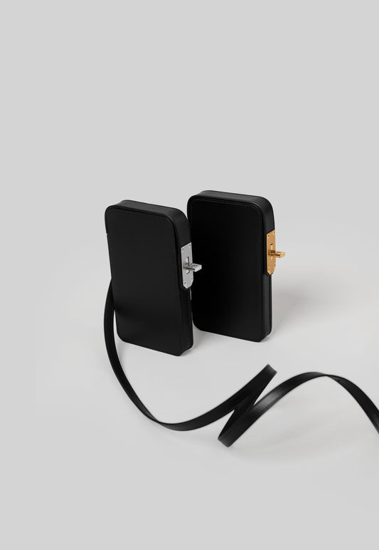 Hermès Hac a Box Black Phone Cases in PHW & GHW