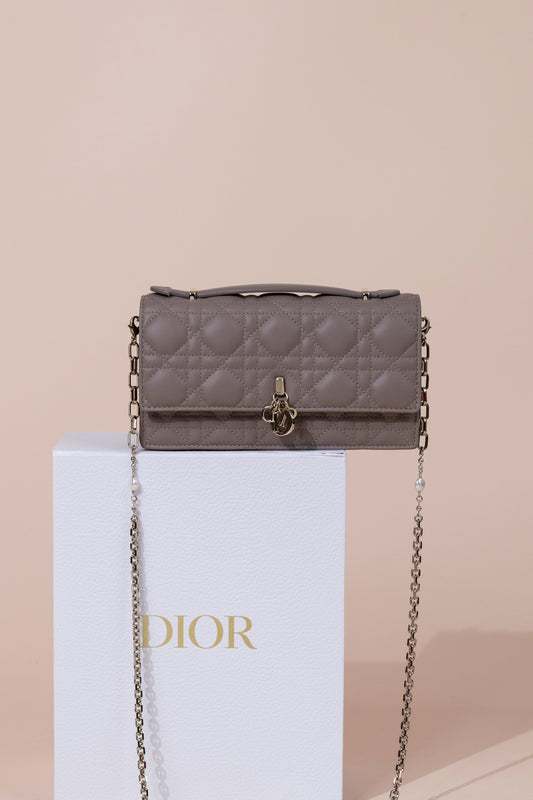 Dior My Dior Mini Bag in Warm Taupe