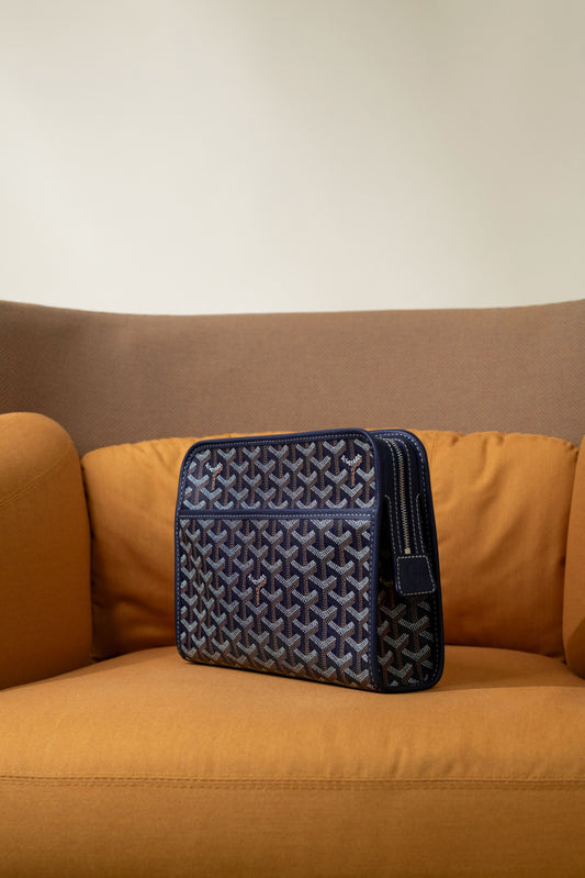 Goyard Jouvence MM Toiletry Bag in Navy