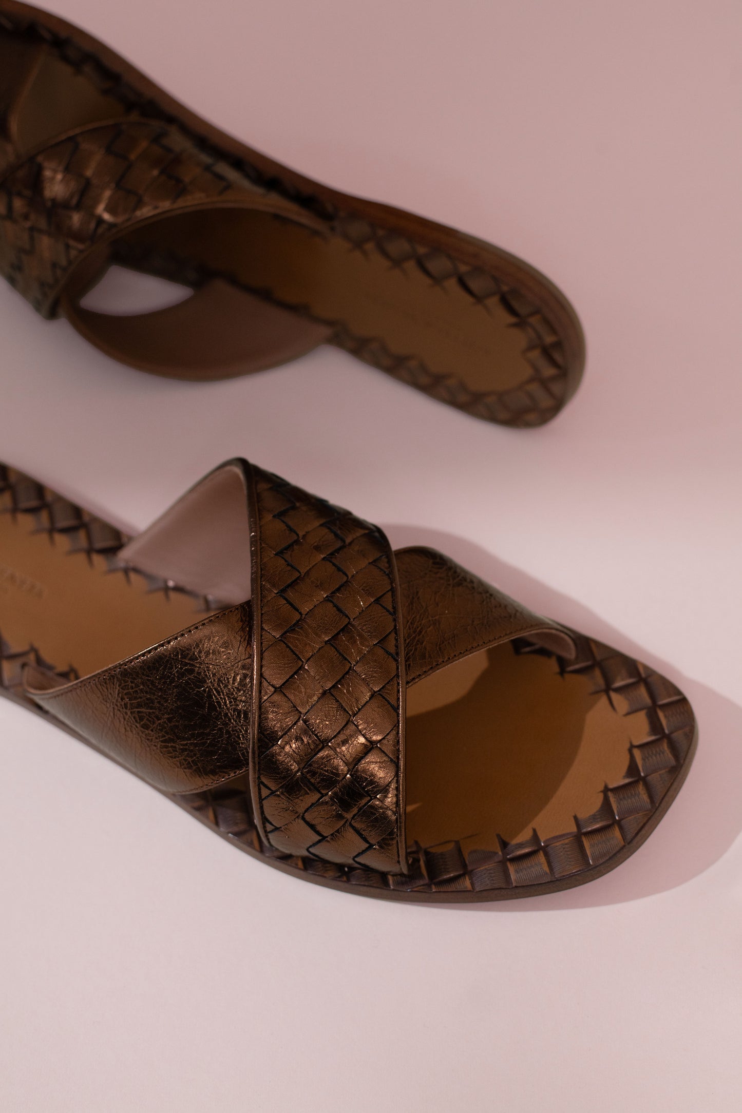 Bottega Veneta Intrecciato Nappa Sandals