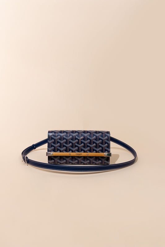 Goyard Monte Carlo Navy Wallet