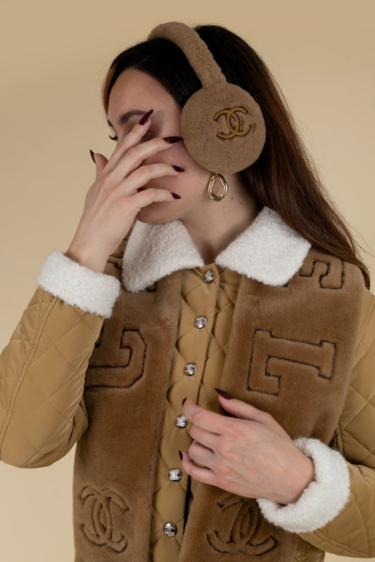 Chanel Ear Muffs & Scarf