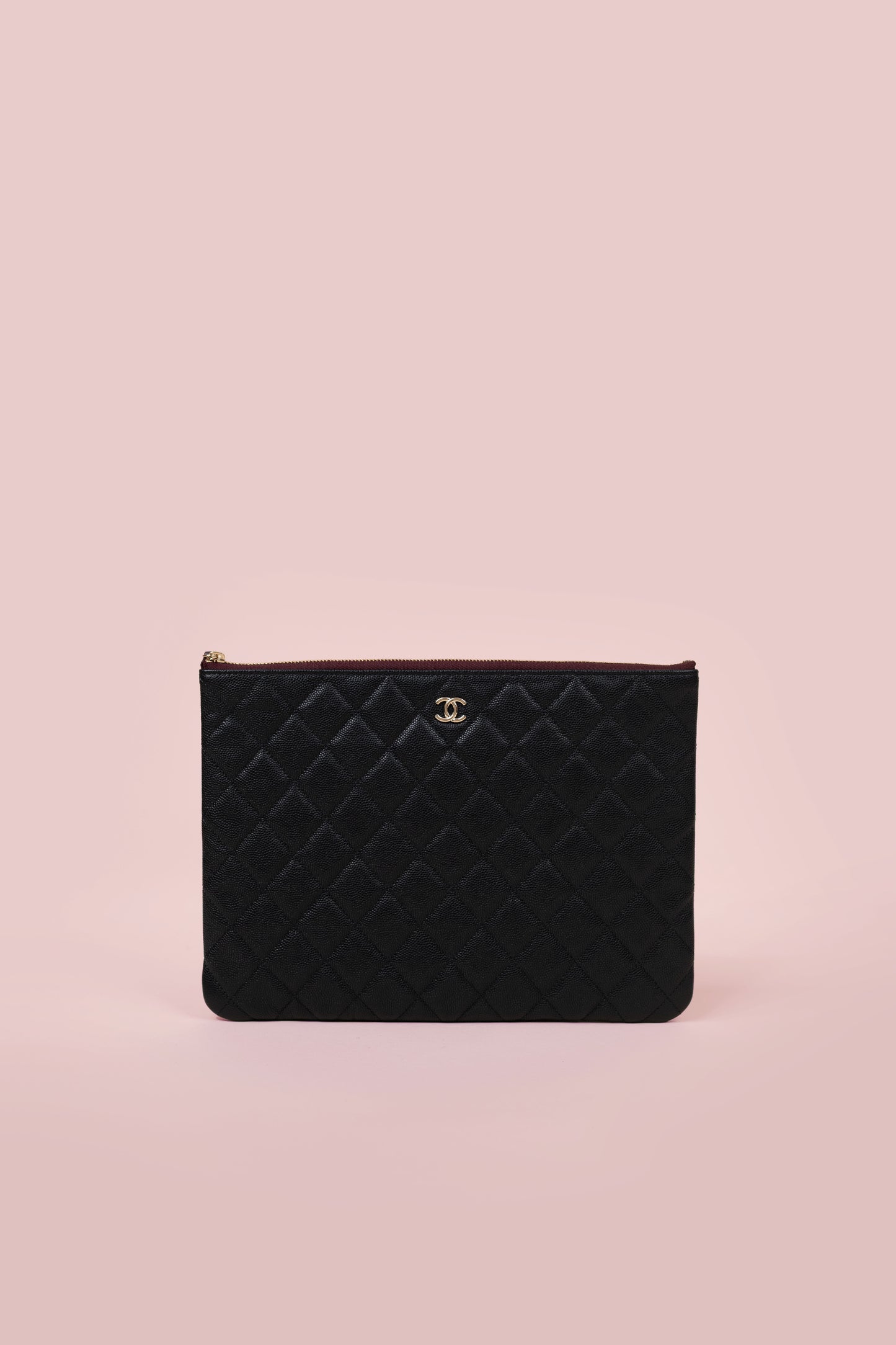 Chanel Small Black Caviar Pouch