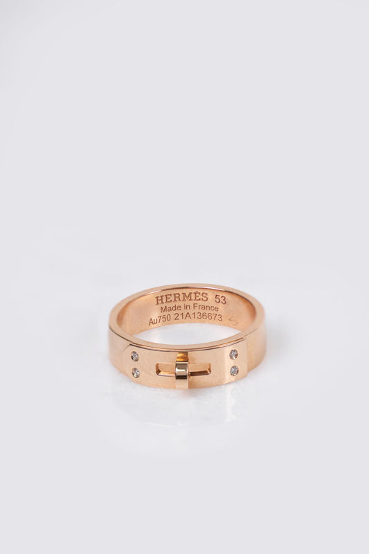 Hermès Kelly Ring in Rose Gold