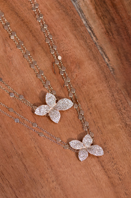 Pasquale Bruni Giardini Segreti Sautoir Rose Gold Diamond Necklace