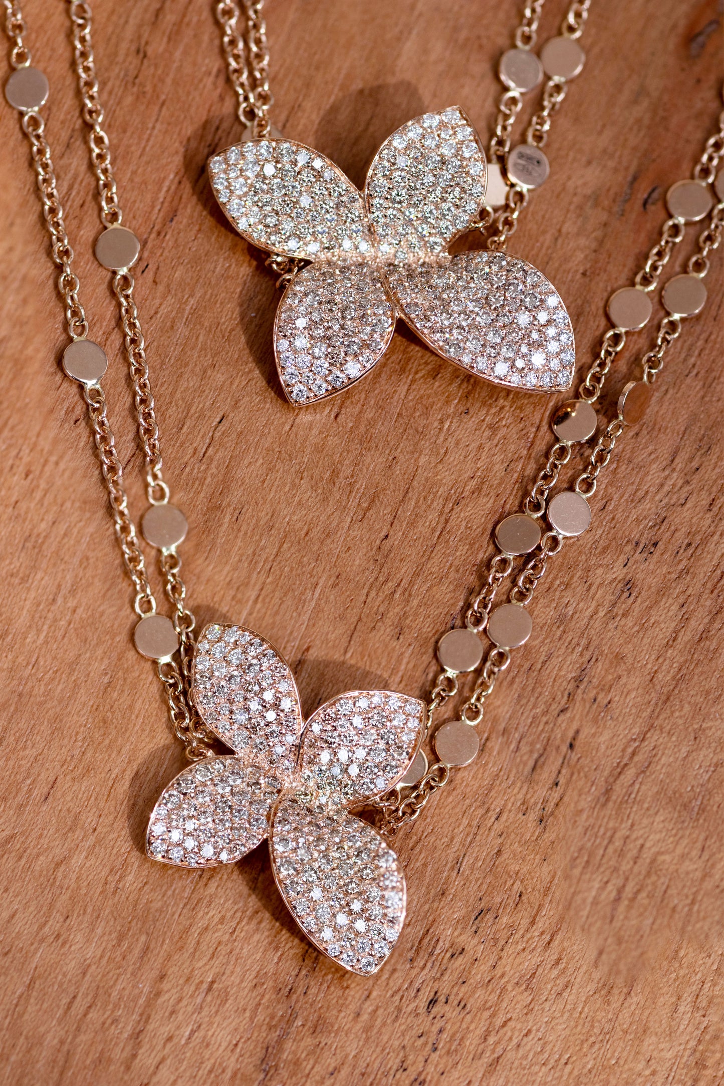 Pasquale Bruni Giardini Segreti Sautoir Rose Gold Diamond Necklace