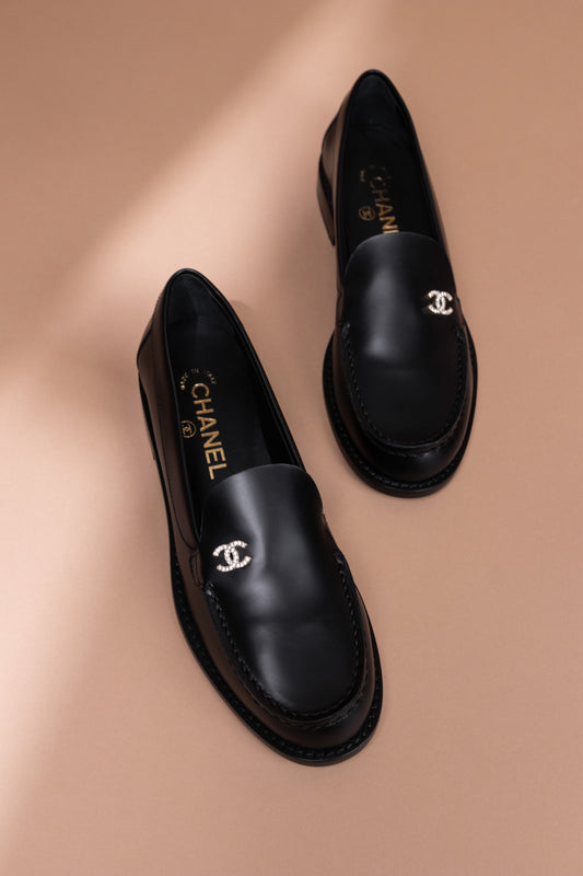 Chanel Loafers Black