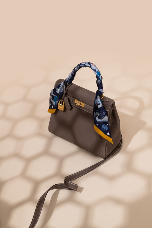 Hermès Kelly 25 Togo Etoupe GHW