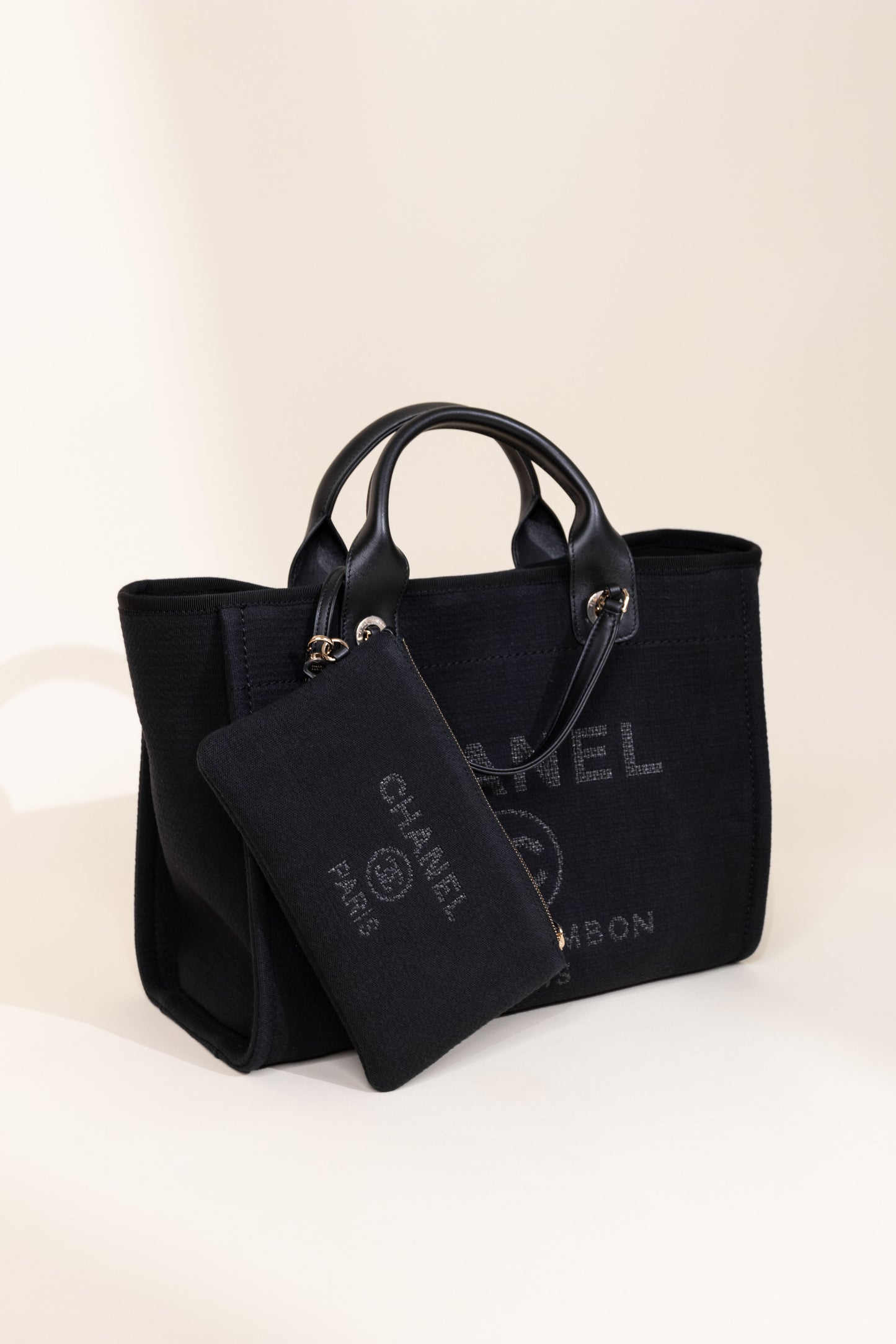 Chanel Large Black Shopping Bag