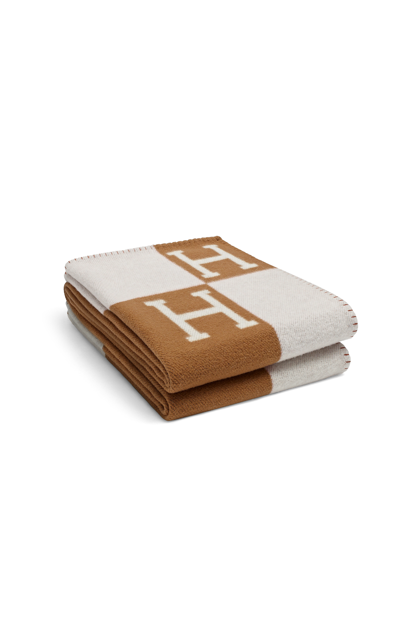 Hermes Brown Throw Blanket