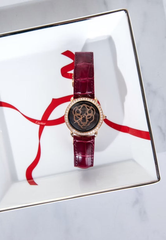 Cartier Revelation D'une Panthere Watch w/ Alligator Strap