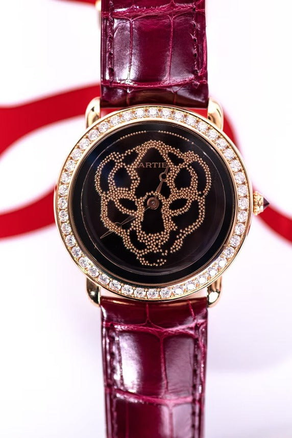 Cartier Revelation D'une Panthere Watch w/ Alligator Strap