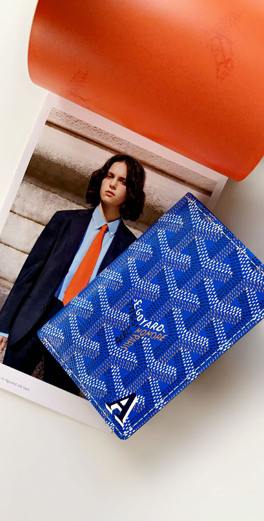 Goyard Saint Pierre Wallet Blue