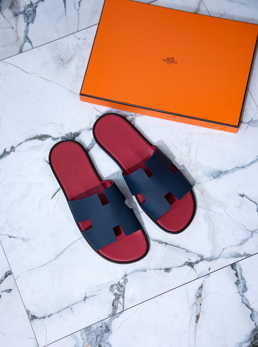 Hermès Izmir Epsom Sandal in Bleu Celeste