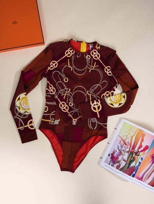 Hermès Long Sleeve Swimsuit
