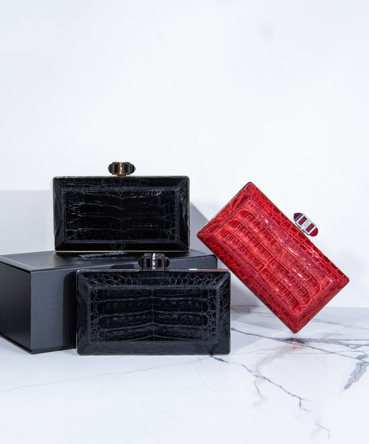 Judith Leiber Crocodile Evening Clutches