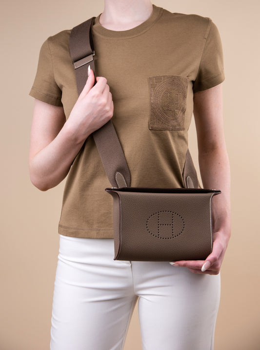 Hermès Videpoches Bag in Etoupe