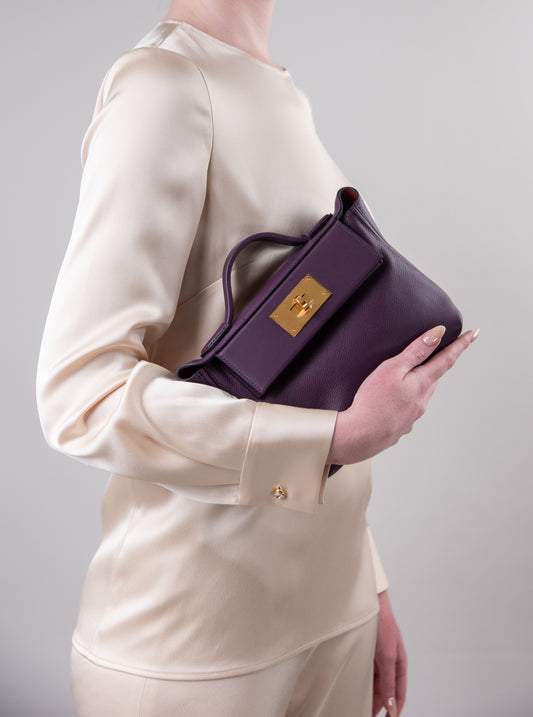 Hermès 24/24 in Cassis GHW