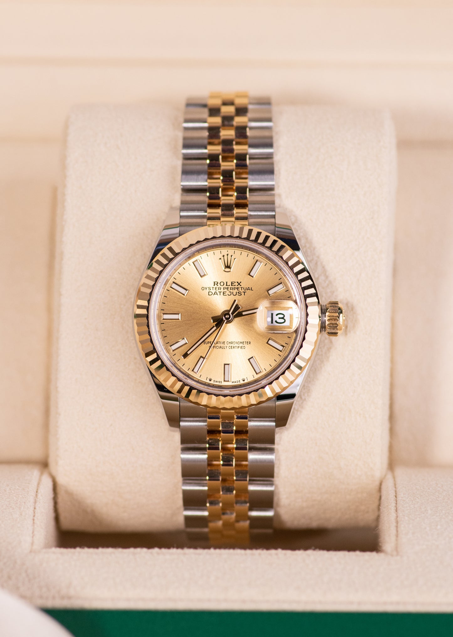 Rolex Oyster Perpetual Datejust Stainless Steel & Yellow Gold Watch