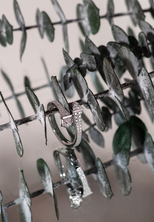 Marli Cleo White Gold Ring w/Diamond