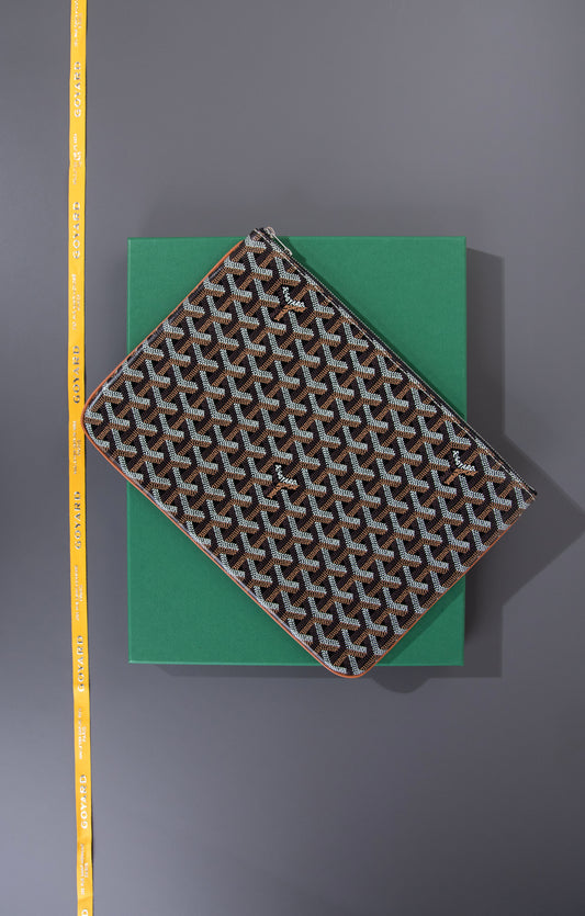 Goyard Sénat MGM Pocket Black & Tan