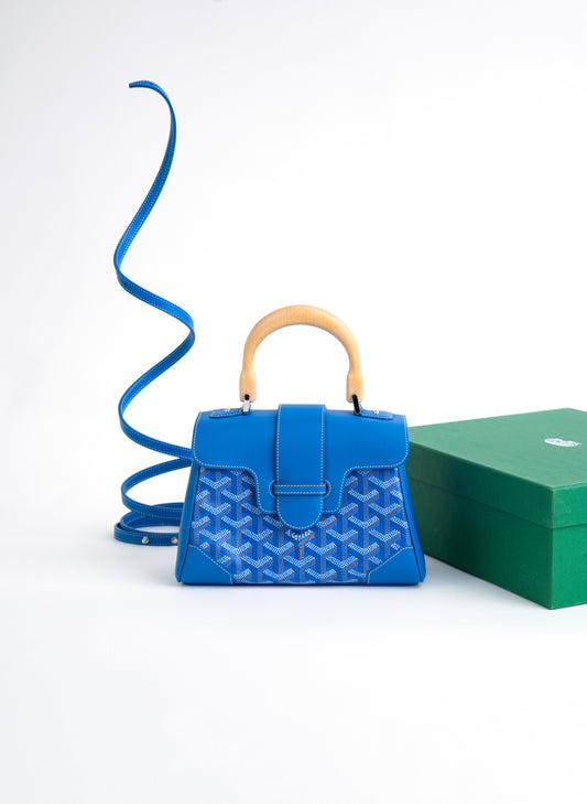 Goyard Mini Saigon Blue