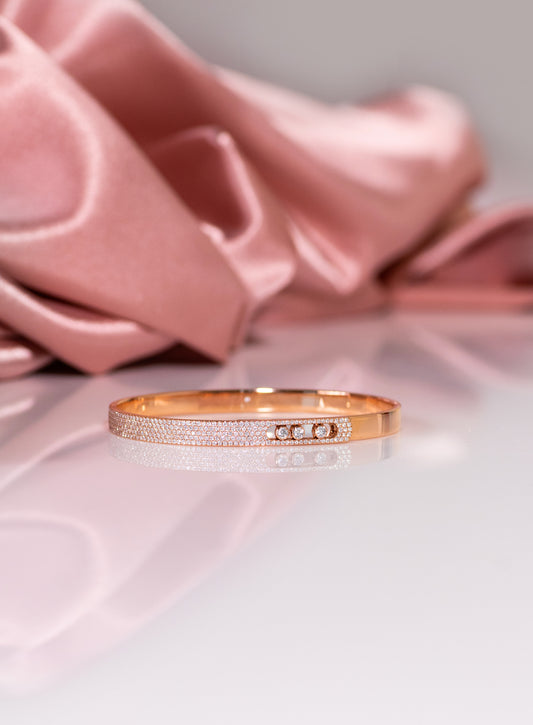 Messika Move Noa Bangle in Rose Gold